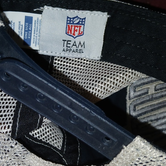 NFL Dallas Cowboys Gray +Navy Blue Hats with Adjustable Straps and Curved Brim - Picture 8 of 8